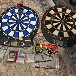 2 Working/electronic dartboards & A bunch of Darts And Accessories 