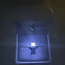 Mined Princess Cut Diamond Ring 