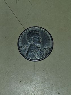 1943 Steel Lincoln wheat  penny