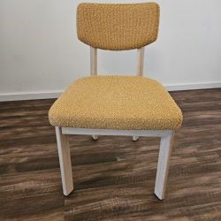 Framed Upholstered Chair Yellow - Delivery Available