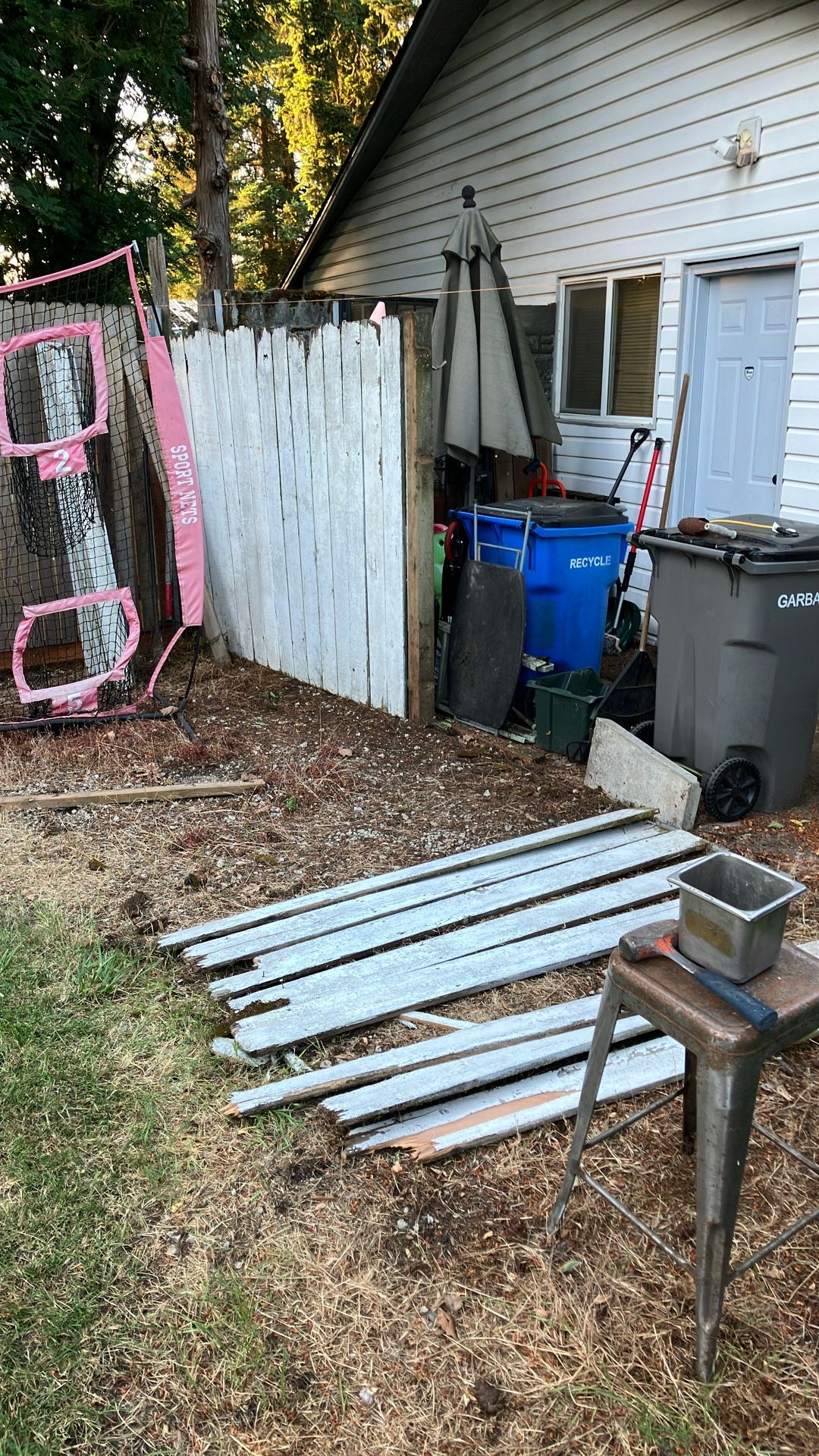 Reclaimed 3/4 Inch Cedar fence Boards / Craft Wood