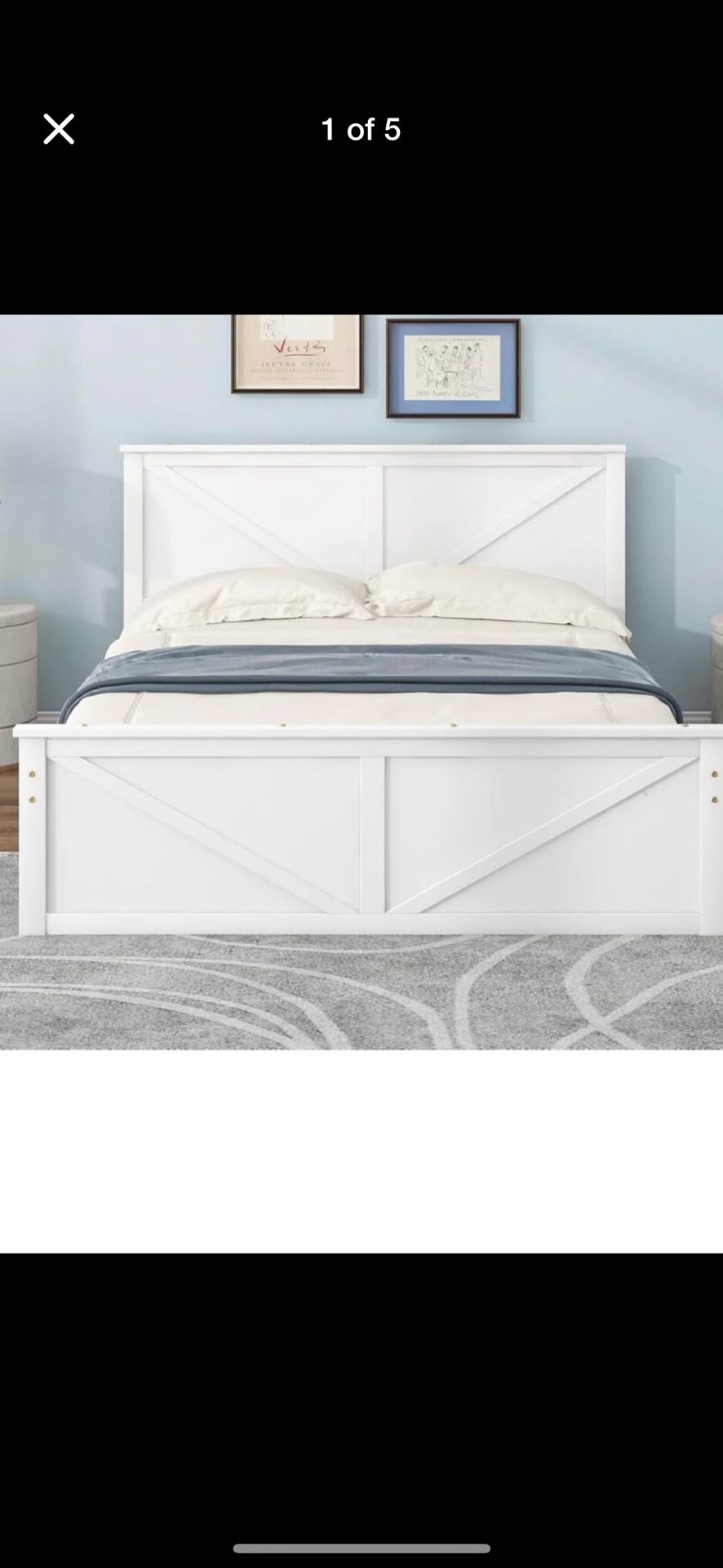 Bed Frame With 4 Drawers
