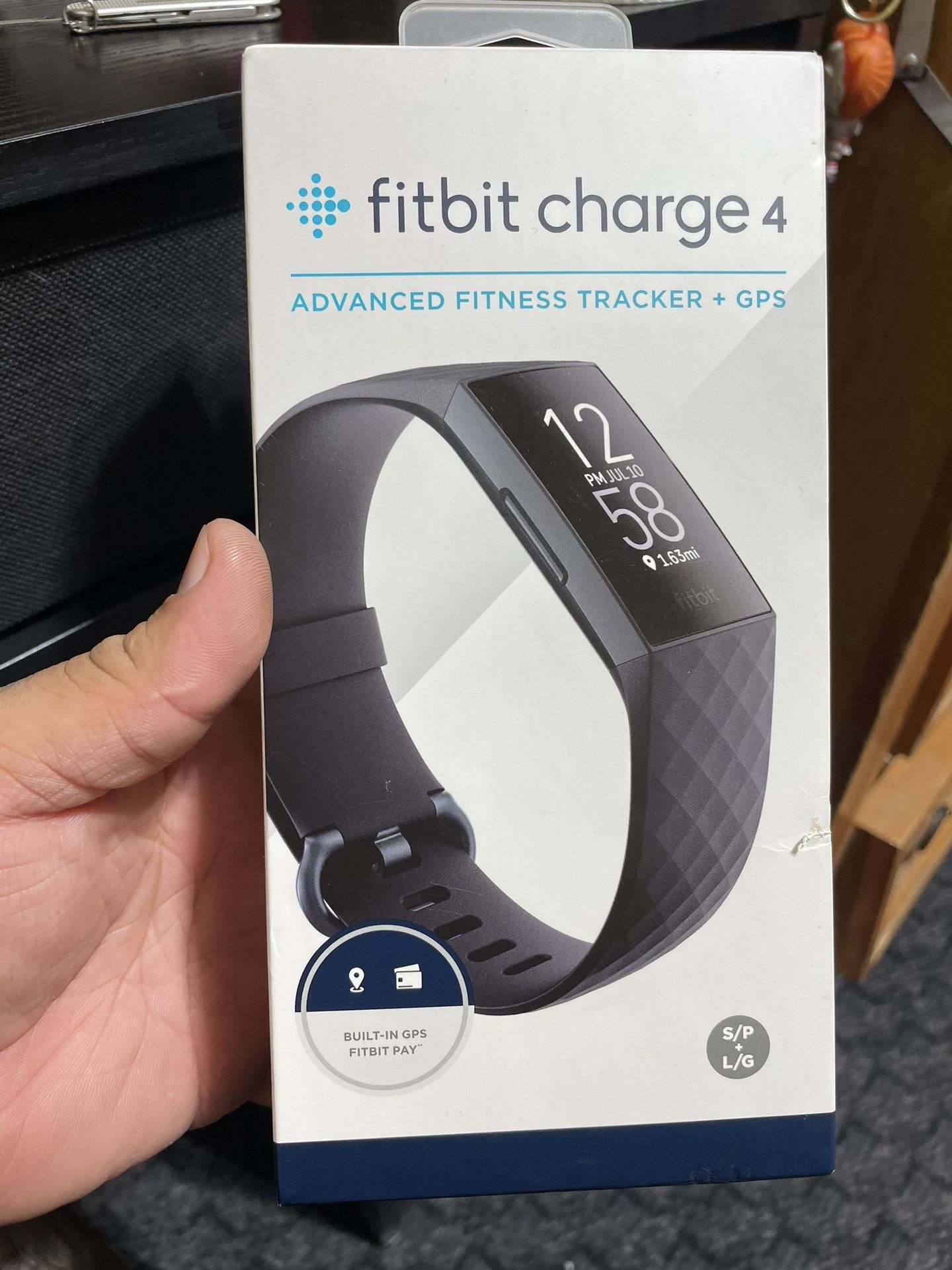 Fitbit Charge 4 Fitness Tracker Black - FB417BKBK