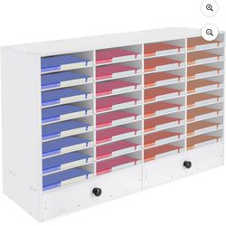 Wooden paper organizer