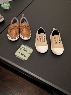 Toddler Shoes - Beige Size 6 ( Dark Brown - SOLD)