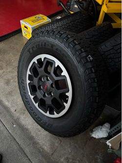 Tacoma TRD Off Road wheels and BF Goodrich Trail Terrain tires