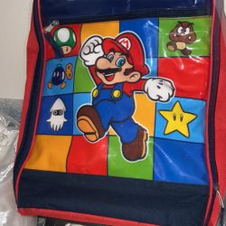 Great Condition Kids Traveling Luggage Super Mario 