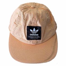 Adidas Originals Trefoil Beige Tan Adjustable Baseball Cap 100% Cotton