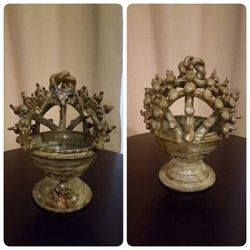 Ceramic European Vase - Basket Style