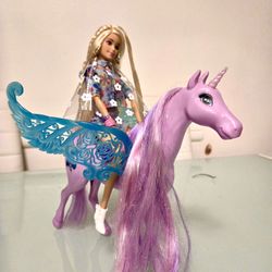 Barbie Fairytale Purple Pegasus 