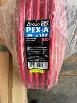 Apollo PEX-A Expansion Tubing 3/4" x 100' Red