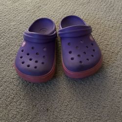 Purple Crocs