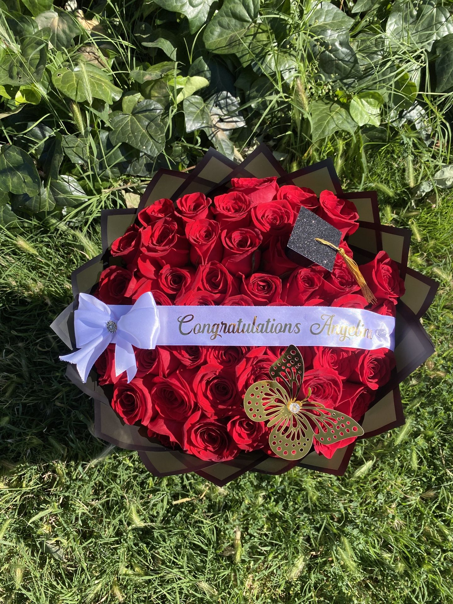 Graduation Bouquet 50 roses