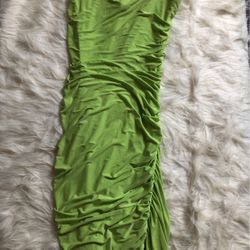 Neon Green Dress