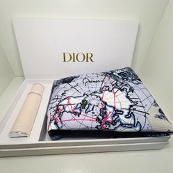 Dior Around the World Gift Set, Dior Refillable perfume and Bucket Travel Bag