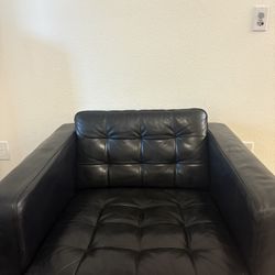 Oversized Leather Chair  $80