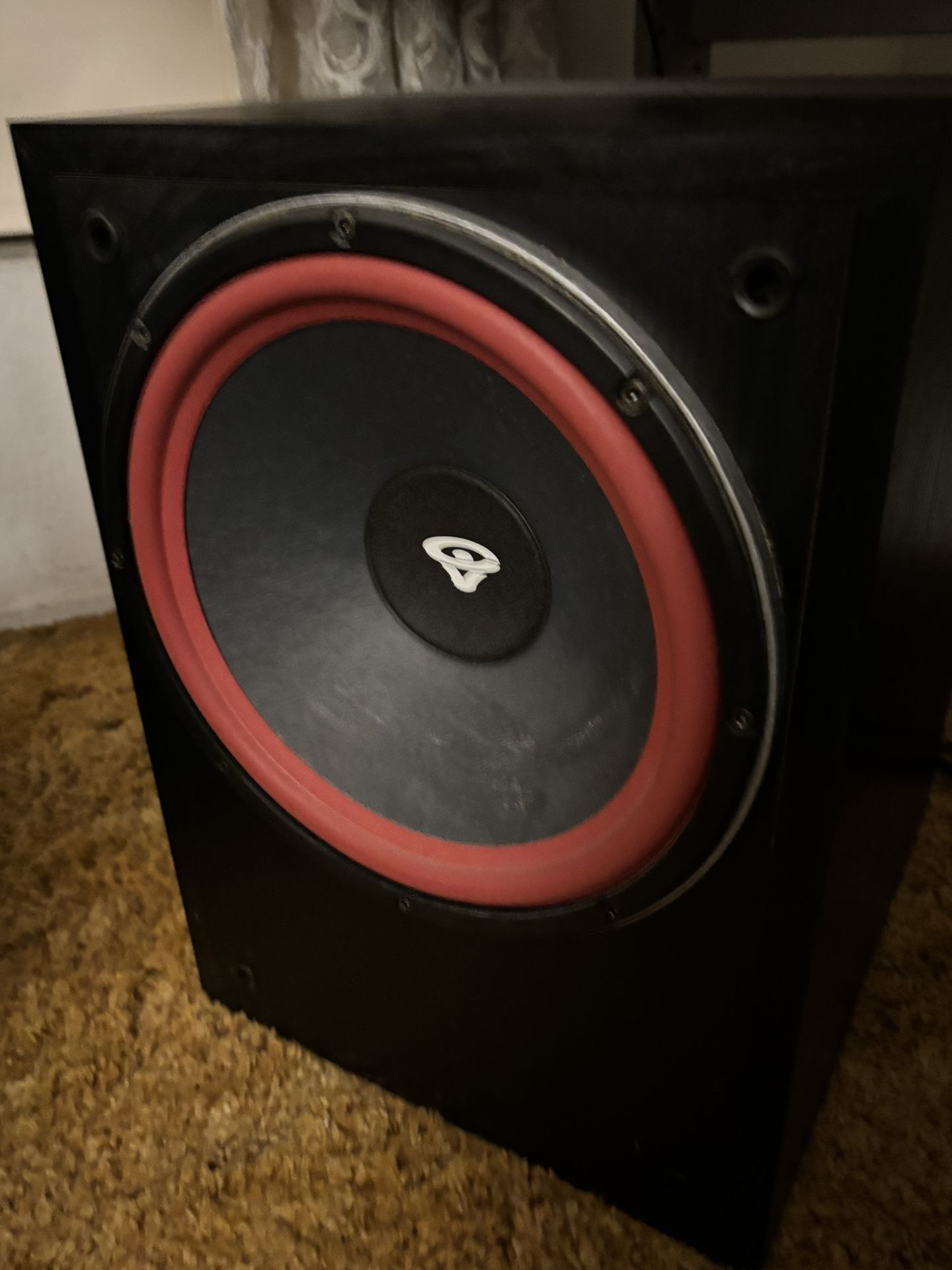 Dvc Subwoofer Cerwin Vega 12 Woofer Dual Cerwin Vega V124DV2 12
