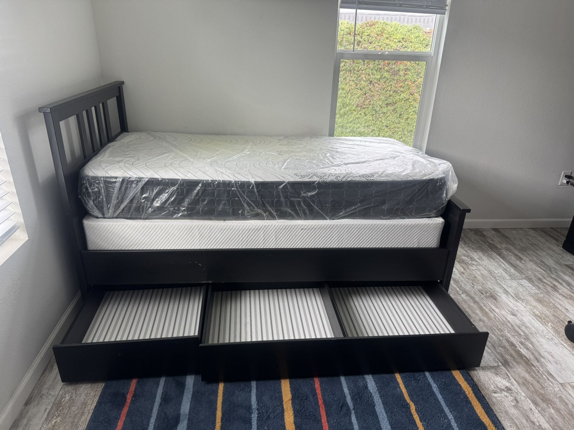 Used Frame Spring Bed Twin Bed ( Mattress, Frame & Spring) for Sale in El Cajon, CA - OfferUp