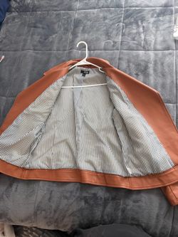 a.n.a Faux Leather Jacket Tan