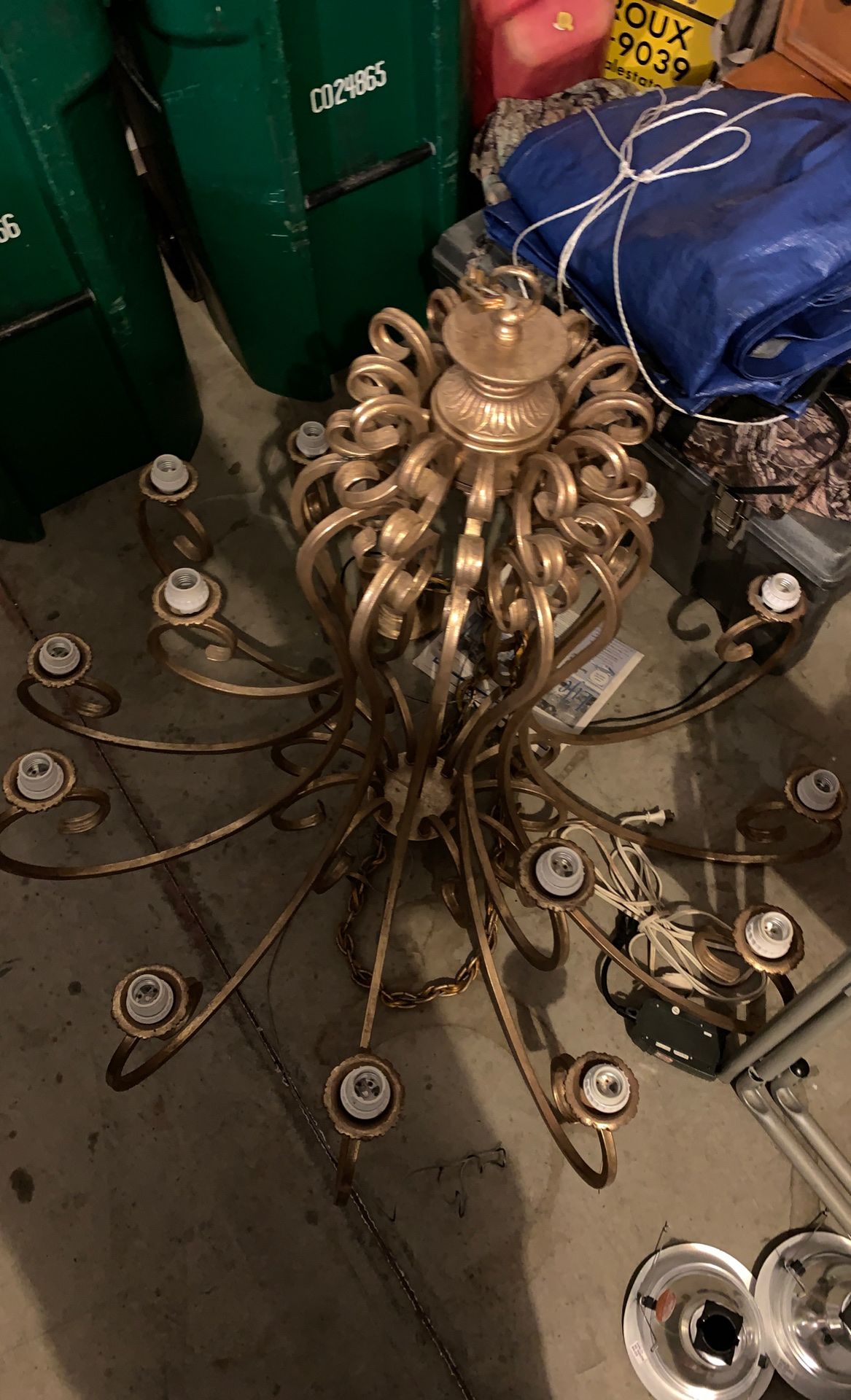 Large chandelier