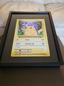 Custom raised 3D Pokémon Shadowbox Art