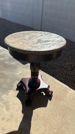 Marble side table
