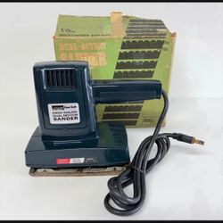 Vintage Montgomery Ward  Powr Kraft Dual-Action Sander - Working!