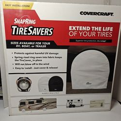 Cover Craft TireSavers Snap Ring Black Set of 2 33"-35" ST7003BK