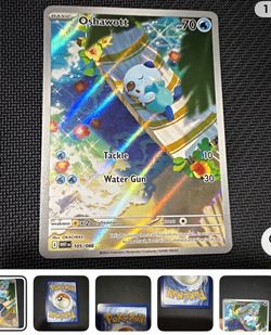 Pokemon Oshawott 105/086 Illustration Rare Card