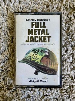 Full Metal Jacket Original Motion Picture Soundtrack 1987 CASSETTE TAPE