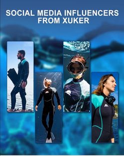 XUKER Women Men Wetsuit 2mm 3mm, Neoprene Wet Suits Front/Back Zip in Cold Water Full Body Dive Suit for Water Sports
