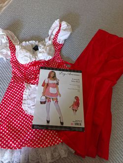 Halloween Leg Avenue Fairytale Miss Red Costume Size L