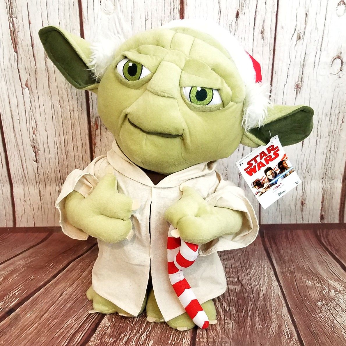 Disney Christmas Yoda Standing 20" Plush