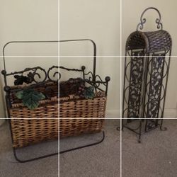 Two Wicker Pieces – Home Decor