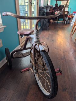 Antique Red Junior tricycle