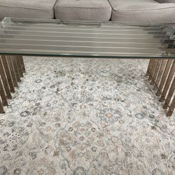 Glass Coffee Table Set