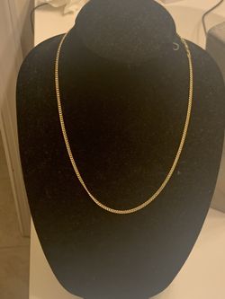 22 inch 10k Cuban 2mm semi solid