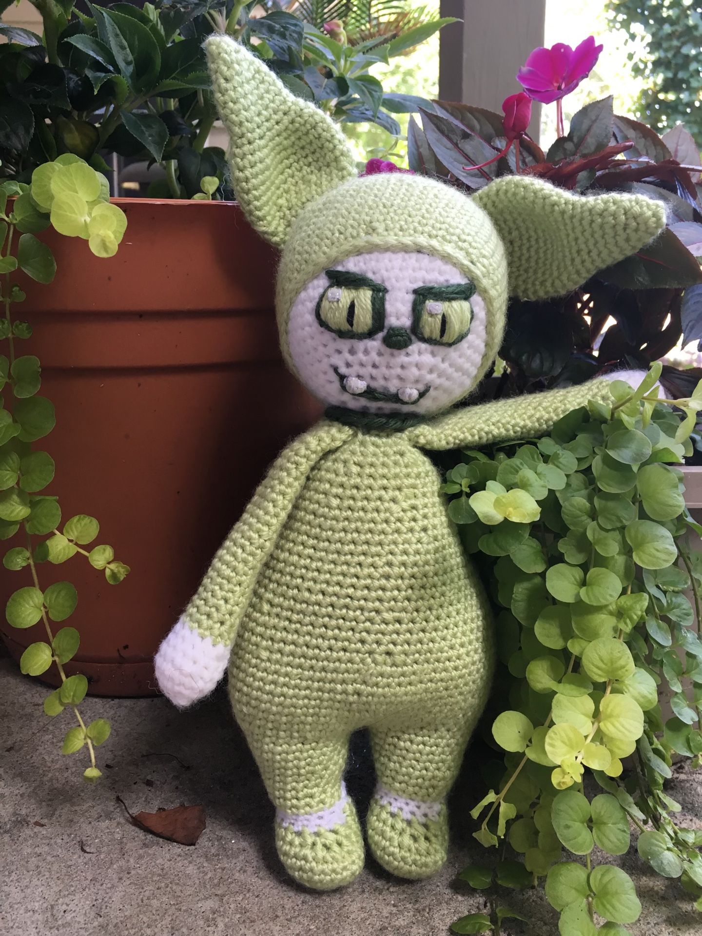 Crochet Green Gremlin One