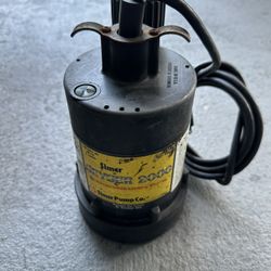Simer Submersible Utility Pump