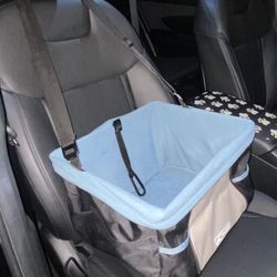 Dog Booster Seats for Cars - Pet Car Seats for Small Dogs and Puppies Weighing Under 30 lbs - Headrest Mounted - Dog Car Seat 