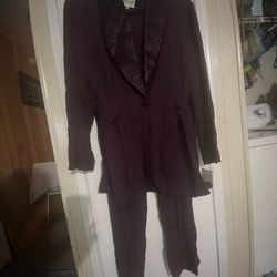 Purple Blazer Suit Size 14 New
