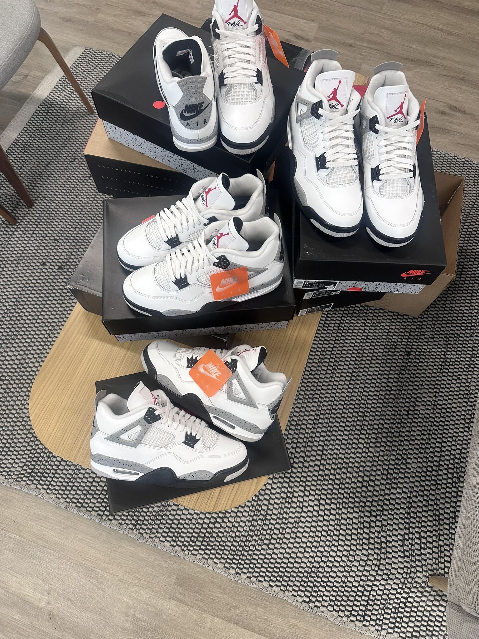 Jordan 4 White Cement 2025 Size 13
