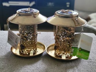 Solar Metal Bird Feeders