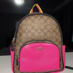 Coach leather handbag