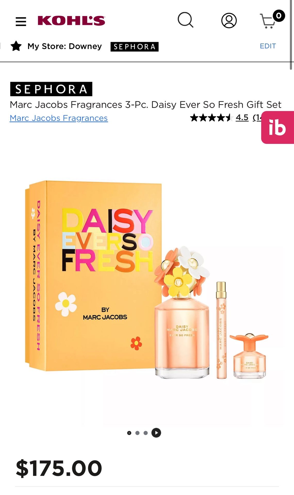 Marc Jacobs Fragrances 3-Pc. Daisy Ever So Fresh Gift Set