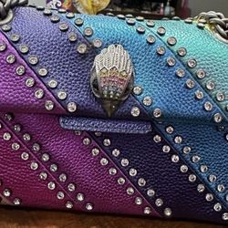 BNWT Kurt Geiger London KGL Rainbow Crystal Kensington Shoulder Bag Sold Out