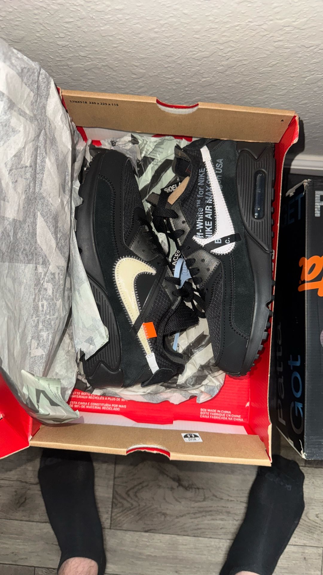 Nike Air Max 90 Off White Black 
