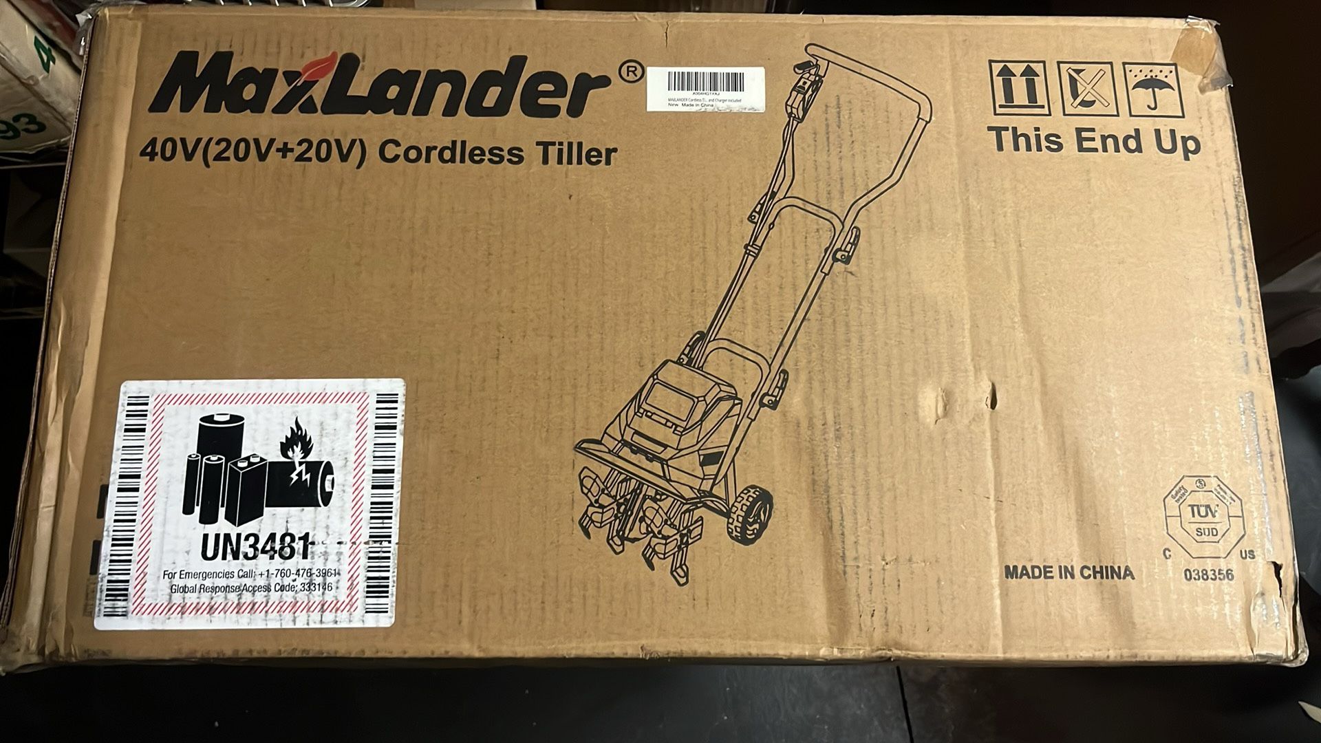 Maxlander Cordless Tiller
