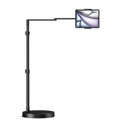Elitehood Adjustable Tablet Floor Stand, Aluminum IPad Stand For Bed
