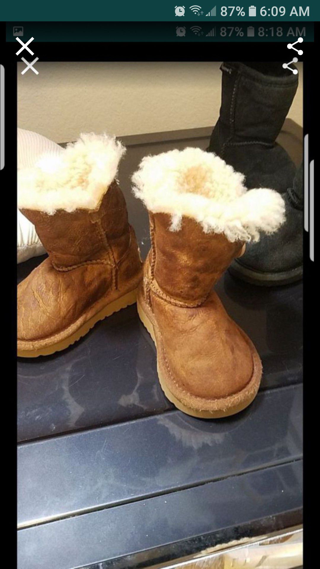 Baby girl winter ugg boots